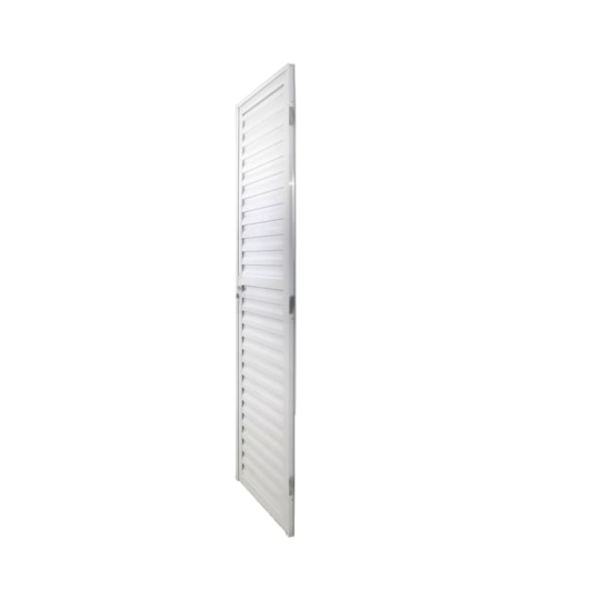 Porta De Alumínio Laminada Linha Sólida Esquerda Branco MGM 210x80cm - Imagem principal - 5847b785-e481-4cbc-8ad3-82df5619a017