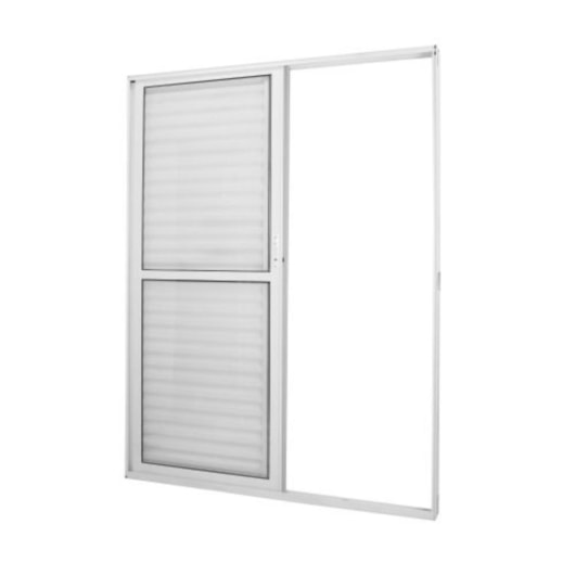 Porta De Correr Abertura Pela Esquerda 3 Folhas Sol Veneziana Branco MGM 210x120cm - Imagem principal - e2a67f9b-f949-4c35-8394-2f2a9c6da6bb