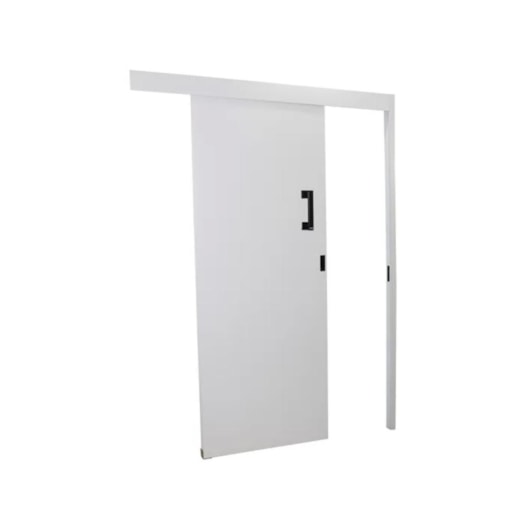 Porta De Correr Melamínica Sobrepor Abertura Pela Esquerda Branco MGM 215x70x6cm - Imagem principal - 2fc3d966-846f-49b9-a5cc-f48f2ab483ac