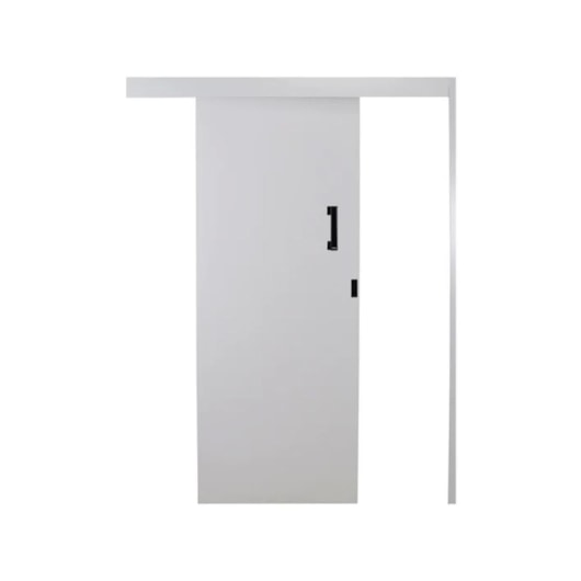 Porta De Correr Melamínica Sobrepor Abertura Pela Esquerda Branco MGM 215x70x6cm - Imagem principal - 3a94224d-3e59-4efa-b627-b0bbe982f008