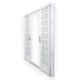 Porta De Correr Minas Sul 4 Folhas Divisor Quadriculado Vidro Liso Aço Branco MGM 215x200cm - 489dab9e-27d4-4ddb-9df6-0be6f20182f7