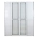 Porta De Correr Veneziana 6 Folhas Sólida Com Vidro Liso Branca MGM 210x200cm - ae622aeb-0986-4a93-8706-7d2e7662ea15