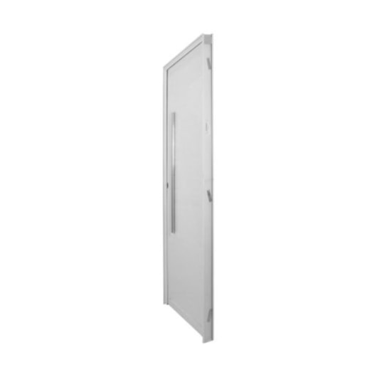 Porta De Giro De Alumínio Com Fechadura De Puxar Lambri Branco MGM 210x80cm - Imagem principal - 979a4361-4786-4bba-9d2b-9f1f36d5b7ca