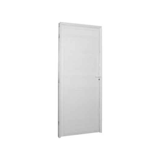 Porta De Giro Em Alumínio Abertura Pela Direita Lambri Branco Mgm 210x80cm - Imagem principal - 23cc01d6-c405-4b2f-931f-eba097d1f987