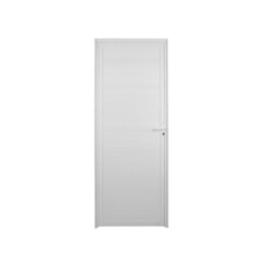 Porta De Giro Em Alumínio Abertura Pela Direita Lambri Branco Mgm 210x80cm