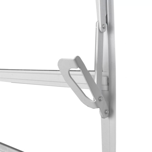 Porta De Giro Mista Em Alumínio Abertura Pela Direita Com Basculante Soft Branco MGM 210x80cm - Imagem principal - 07f8f6ef-b9d2-4300-b946-c75eee8dd571