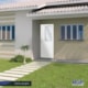 Porta De Giro Mista Postigo Abertura Pela Esquerda Alumínio Vidro Mini Boreal Branco MGM 210x90cm - 5626f8c1-4d06-4ada-898f-c79ba07e276b