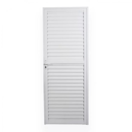 Porta De Giro Para Esquerda Soft Aluminio Branco MGM 210x80cm - Imagem principal - 2f7cc976-f11e-4a78-b438-2536c25e02c1