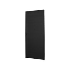 Porta De Giro Project Lambri Abertura Pela Esquerda Preto Mgm 210x80cm