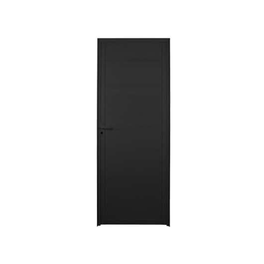 Porta De Giro Project Lambri Abertura Pela Esquerda Preto Mgm 210x80cm - Imagem principal - 1e47b8e3-32d7-4974-be9b-0e66b4d3e0d5