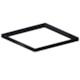 Porta Grelha Quadrado Elleve Black Matte Linear 10X10Cm - 826c92b6-c5cc-40f5-b9c0-a6aca427b5da
