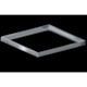 Porta Grelha Quadrado Inox Polida Linear 15x15cm - 551b1331-9088-415c-98f8-7c9ef5d17d38