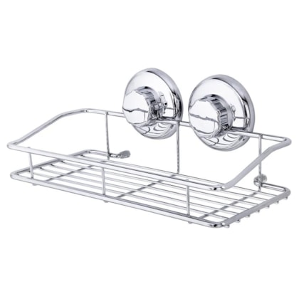 Porta Objetos Inox Com Ventosa Astra