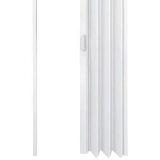 Porta Sanfonada De Pvc 80cm Branco Fortlev - Imagem principal - 3fae3ead-b197-478b-ada0-7c14c53e552e