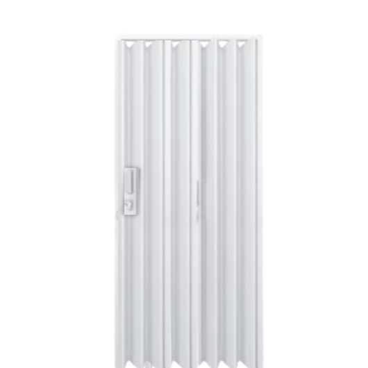 Porta Sanfonada De Pvc 90cm Branco Fortlev - Imagem principal - b2f9e6e2-0a55-4ba2-b5e1-fd1a7c8f48a0