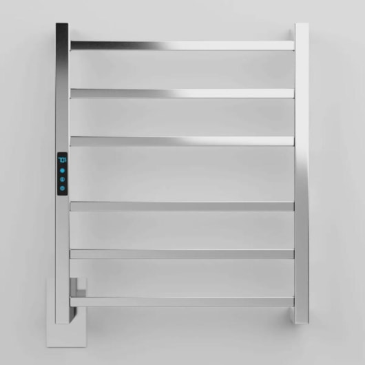 Porta Toalha Aquecido Titan Clean Digital Inox Escovado com Fio Bivolt Esquerdo Thermo - Imagem principal - 3495b736-c526-4a2b-b9de-8a1beada0969