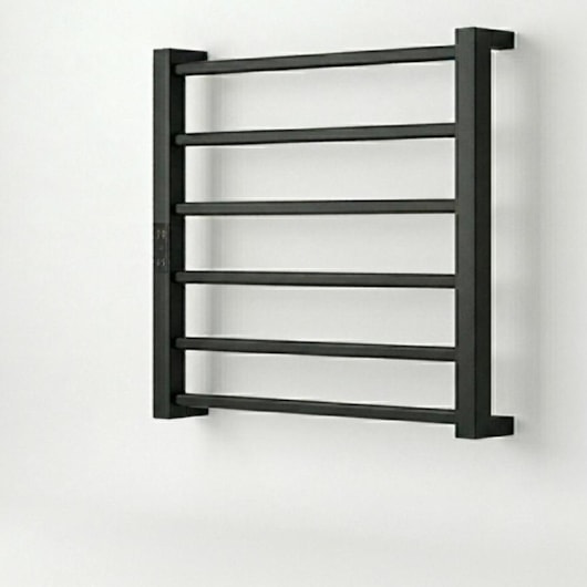 Porta Toalha Aquecido Titan Digital Preto Fosco com Cabo Bivolt Esquerdo Thermo - Imagem principal - ac03e2bd-d724-4d54-b04b-b011eb7bc2ba
