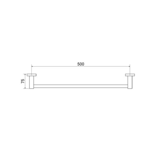 Porta Toalha Athena 2030 Cromado Meber - Imagem principal - eb307a4c-f907-45e7-853a-b582059d22f4