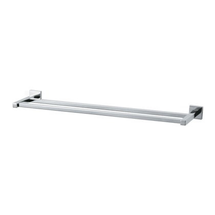 Porta Toalha Barra Dupla Quadratta 2042 Cromado Deca 60cm
