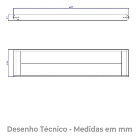 Porta Toalha Barra Duplo Versa Black Matte Deca 60cm - Imagem principal - 20ced6ee-cba4-43a8-b945-5f7d3d5651f1
