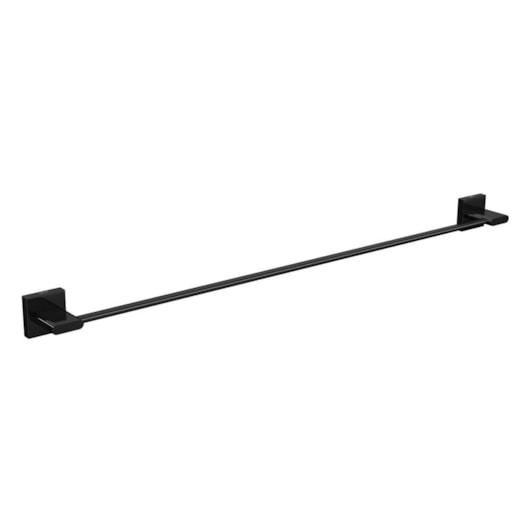 Porta Toalha Barra Polo Black Noir Deca 60cm - Imagem principal - d784a3e3-0724-4a13-afbd-3ff4ec596af5