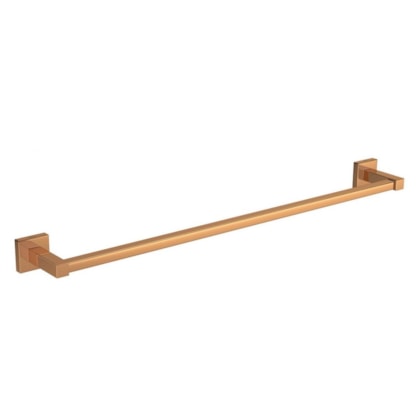 Porta Toalha Barra Quadratta 2040 Red Gold Deca 60cm