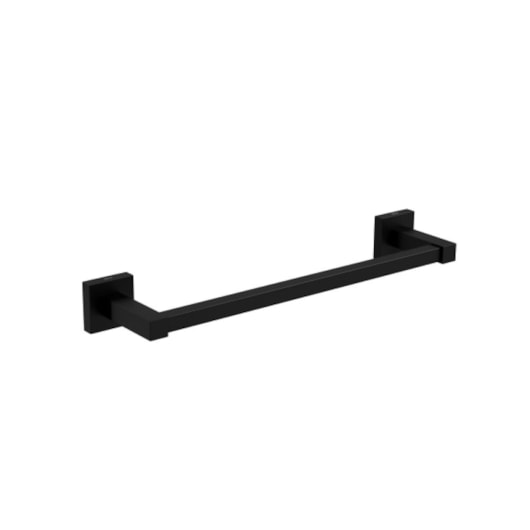 Porta Toalha Barra Quadratta Black Matte Deca 30cm - Imagem principal - 5f4cb26a-0b65-432f-b4cb-dd6b1fcf36f9
