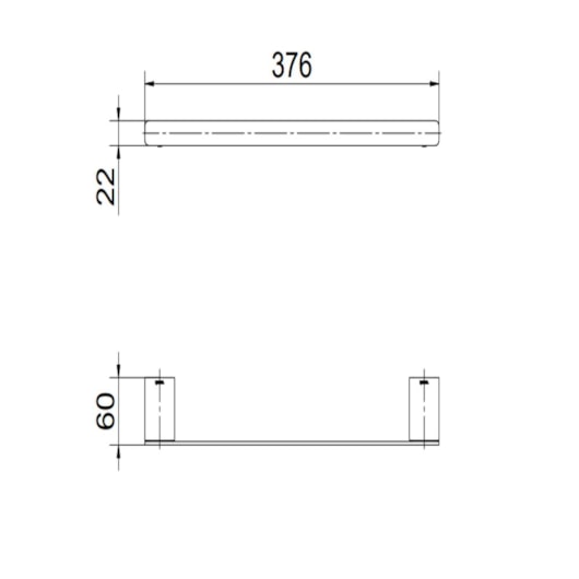 Porta Toalha De Rosto Flat Cobre Escovado Docol - Imagem principal - aabaa613-777c-418a-96ff-fd6933e8b328