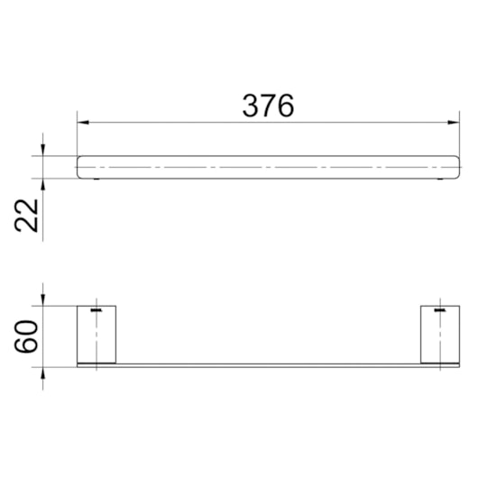 Porta Toalha De Rosto Flat Cromado Docol - Imagem principal - e3b279a1-db4a-4186-9d3d-c580203b2c4e