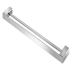 Porta Toalha Duplo 67,6cm Flat Docol Cromado