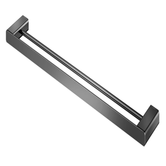 Porta Toalha Duplo Flat Grafite Polido Docol - Imagem principal - 3f64bdc8-9dad-4c6a-8ab5-c89b84682796