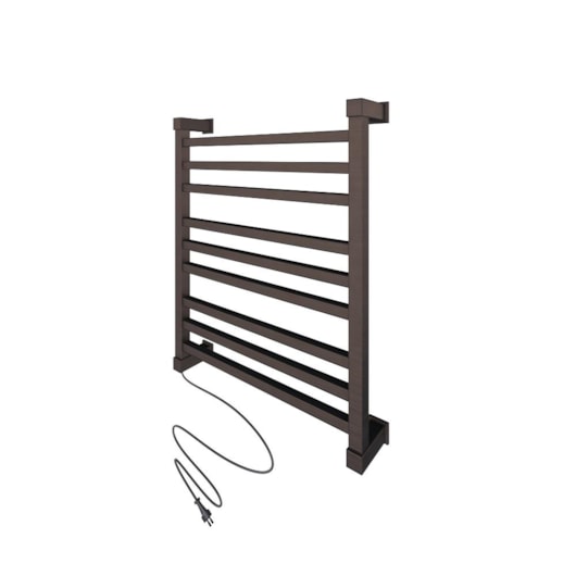 Porta Toalha Elétrica Bilateral e Bivolt Luxo Cobre Escovado Thermo - Imagem principal - f480eb3a-8770-4356-b338-9cefd503e6de