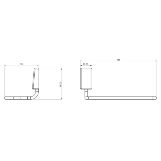 Porta Toalha Formato Argola Way Cromado 2050 C30 Lorenzetti - Imagem principal - dafea50a-cb29-4f12-ad25-02b11eca2e1c
