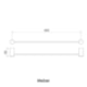 Porta Toalha Linear Atria Preto Matte Meber - 74d49e91-30d4-4326-9f54-9107e1af3c21