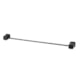 Porta toalha Linear Longo Block Preto Meber - db03fe4a-e6af-4169-8be5-3dca83971c24