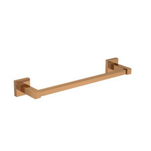 Porta Toalha Quadratta Red Gold Deca 30cm - Imagem principal - d25f98ab-4afb-4812-8ec9-ca8481c6661d