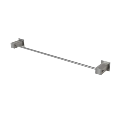 Porta Toalha Reto Longo Bella 220 4400 530mm Grafite Escovado Fani