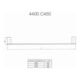 Porta Toalha Reto Longo Horus 4400 BK450 Preto Fosco Fani - 4c86c525-8bfa-4bd5-b9ad-45e508c468d2