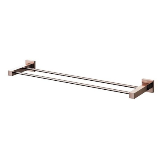 Porta Toalha Square Duplo Cobre Polido Docol - Imagem principal - f4c7b14f-f8d7-41f8-97f3-c2b945b3554a