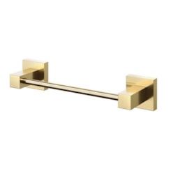 Porta Toalha Square Rosto Ouro Polido Docol