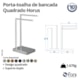 Porta-Toalhas De Bancada Quadrado Horus 450 2300 Cromado Fani Metais - 7fba100d-f250-4d7d-91c1-72ce67133a0e