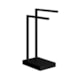 Porta-Toalhas De Bancada Quadrado Horus 450 Preto Fosco Fani - 9e322118-e084-4481-b60d-03255eec9dea