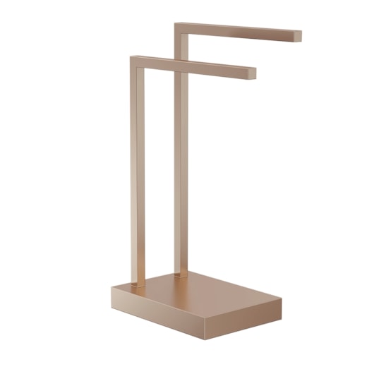 Porta-Toalhas De Bancada Quadrado Horus Champanhe Fani - Imagem principal - 1e51febe-357e-4614-90ef-2d403df909f4