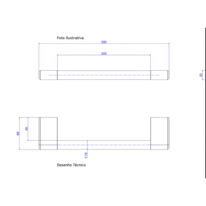 Porta Toalhas De Rosto You Dynamic White Deca