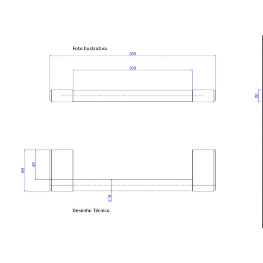 Porta Toalhas De Rosto You Dynamic White Deca - Imagem principal - a2165e21-8e36-4bd4-ba41-c73ee21f0ff6