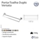 Porta-Toalhas Duplo Longo Versata 120 4900 Cromado Fani Metais - 4a31e908-015d-47b9-8a5d-4050c6881fbb