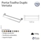 Porta-Toalhas Duplo Longo Versata 120 4900 Cromado Fani Metais - 95f0ebee-363c-48d6-b6dd-922c216b7baf