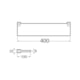 Prateleira Escala Cromado Roca 40cm - 047206c2-e93e-4a90-b2e2-bbccc21bbf37