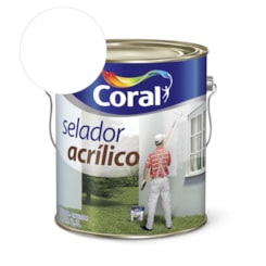 Pré Pintura Selador Acrilico Branco 3.6l Coral