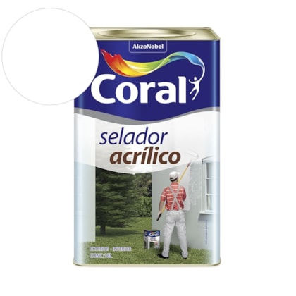 Pré Pintura Selador Acrilico Branco Coral 18L